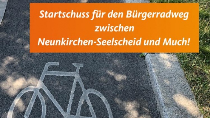 Baubeginn für unseren Bürgerradweg
